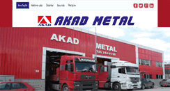 Desktop Screenshot of akadmetal.com