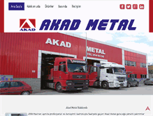 Tablet Screenshot of akadmetal.com